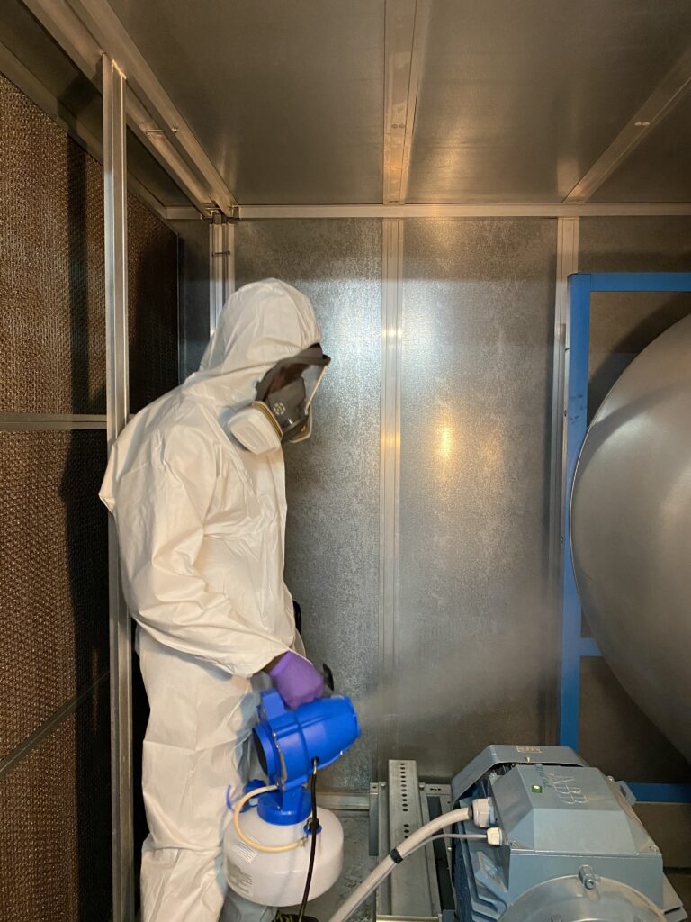 Hygiénisation des réseaux aérauliques